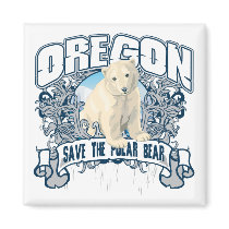 Polar Bear Oregon magnets