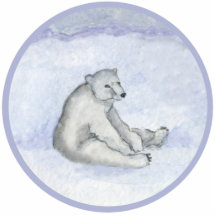 Polar Bear Ornament Acrylic Cut Out