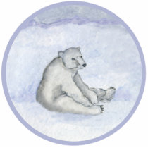 Polar Bear Ornament photo sculptures by fullfrogmoon Polar Bear Ornament photo sculptures