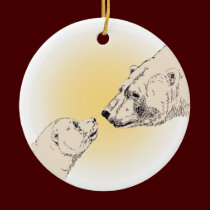 Polar Bear Ornament Polar Bear Art Decoration Keep ornaments