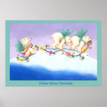 Polar Bear Parade Print