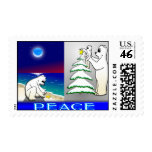 POlar Bear Peace postage