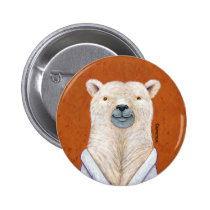Polar Bear Pin buttons