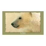 Polar Bear Portrait Art Poster Polar Bear Portrait Art Poster