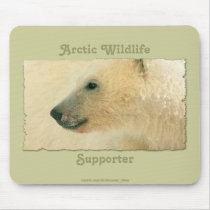 Polar Bear Portrait Collection mousepads by WILDERNESS_SHOP Polar Bear Portrait Collection mousepads
