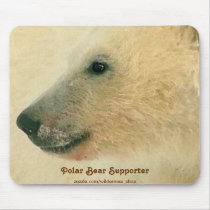 Polar Bear Portrait Collection mousepads by WILDERNESS_SHOP Polar Bear Portrait Collection mousepads