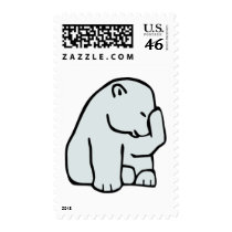 Polar Bear Postage Stamp