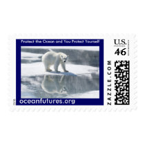 Polar Bear Postage Stamp
