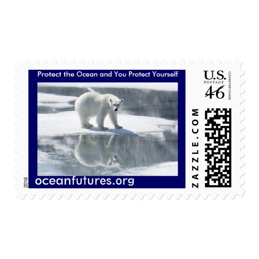 Polar Bear Postage Stamp