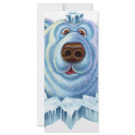 polar bear rack card
