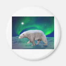 Polar Bear Refrigerator Magnet
