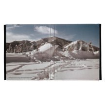 Polar Bear Snow Sculpture iPad Folio Covers