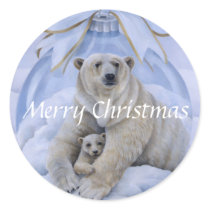 Polar Bear Sticker by Laura_Regan_Artist Polar Bear Sticker