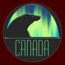 Polar Bear Stickers Wildlife Canada Stickers stickers