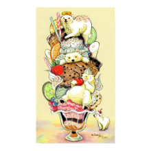 Polar Bear Sundae Dream Deluxe print