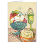 "Polar Bear Sundae Dream"  Multipurpose Card cards