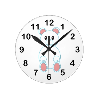 Polar Bear Wall Clock