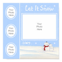 Polar Bear Winter Scrapbook Page posters