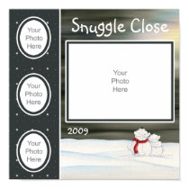 Polar Bear Winter Scrapbook Page posters