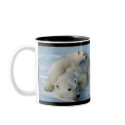 Polar_bear_with_cub, Polar_bear_with_cub mugs by WildByDezign Polar_bear_with_cub, Polar_bear_with_cub mugs