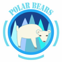 Polar Bears 2-Sided Kids' Dark Shirts