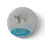 Polar bears alone button