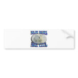 POLAR BEARS ARE COOL_APLHA BUMPER STICKER