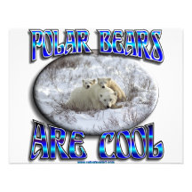 POLAR BEARS ARE COOL_MAMA WITH BABIES PERSONALIZED ANNOUNCEMENTS