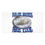 POLAR BEARS ARE COOL_MAMA WITH BABIES PHOTO GREETING CARD