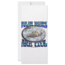 POLAR BEARS ARE COOL_MAMA WITH BABIES rack cards by cabinfeverdavid POLAR BEARS ARE COOL_MAMA WITH BABIES rack cards