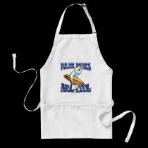 POLAR BEARS ARE COOL _ SURFER BEAR aprons