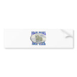 POLAR BEARS ARE COOL TOO BUMPER STICKER