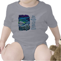Polar Bears & Aurora Infant's Wildlife Tee
