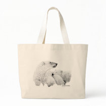 Polar Bears Canvas Bags