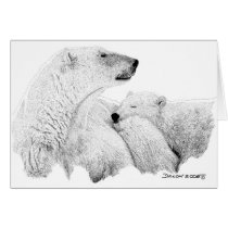 Polar Bears Greeting Card