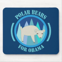 Polar Bears for Obama 2012 Mousepad