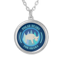 Polar Bears for Obama 2012 Necklace
