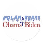 Polar Bears for Obama Biden 2008 Sticker