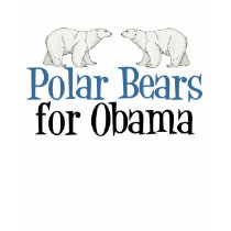 Polar Bears For Obama t-shirts