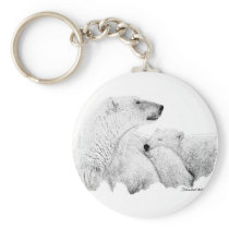 Polar Bears Keychain