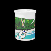POLAR BEARS LOVE GLOBAL WARMING pitchers