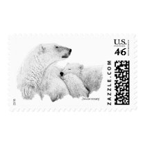 Polar Bears Postage Stamps