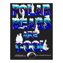 POLAR BEARS R' COOL posters by cabinfeverdavid POLAR BEARS R' COOL posters