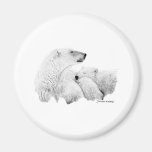 Polar Bears Refrigerator Magnets