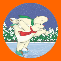 Polar Bears Skating stickers