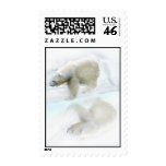 Polar bears walk to freedom postage