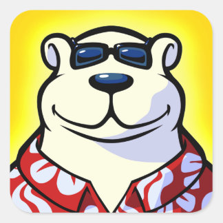 Polar Bowler Icon Sticker