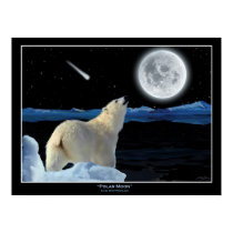 "POLAR MOON" Art Print or Poster