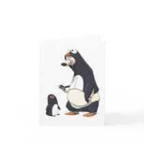 Polar Penguin Note Card