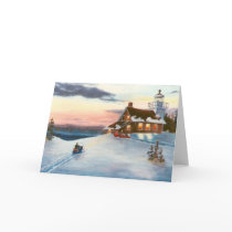 Polaris Sunset Blank Card
